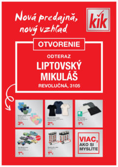 Náhľad Kik letáku platného od 12.05.2025