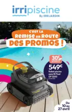 Irrijardin C'est la remise en route des promos ! - au 27.04.2025