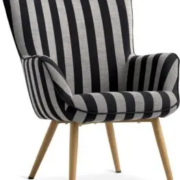 JYSK Fotoliu SIMESTED dungi negru/bej