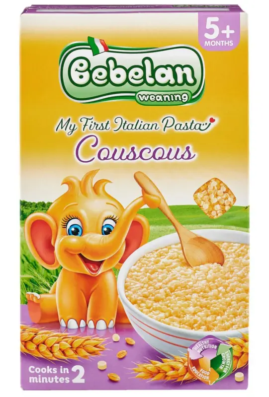 Бебелан Италианска Паста кус кус, или звездички, 350г