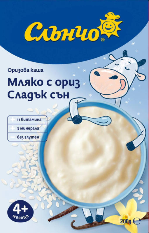 Слънчо Млечна каша сориз