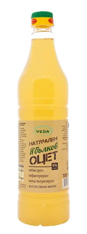 Veda Нефилтриран ябълков оцет 700 мл