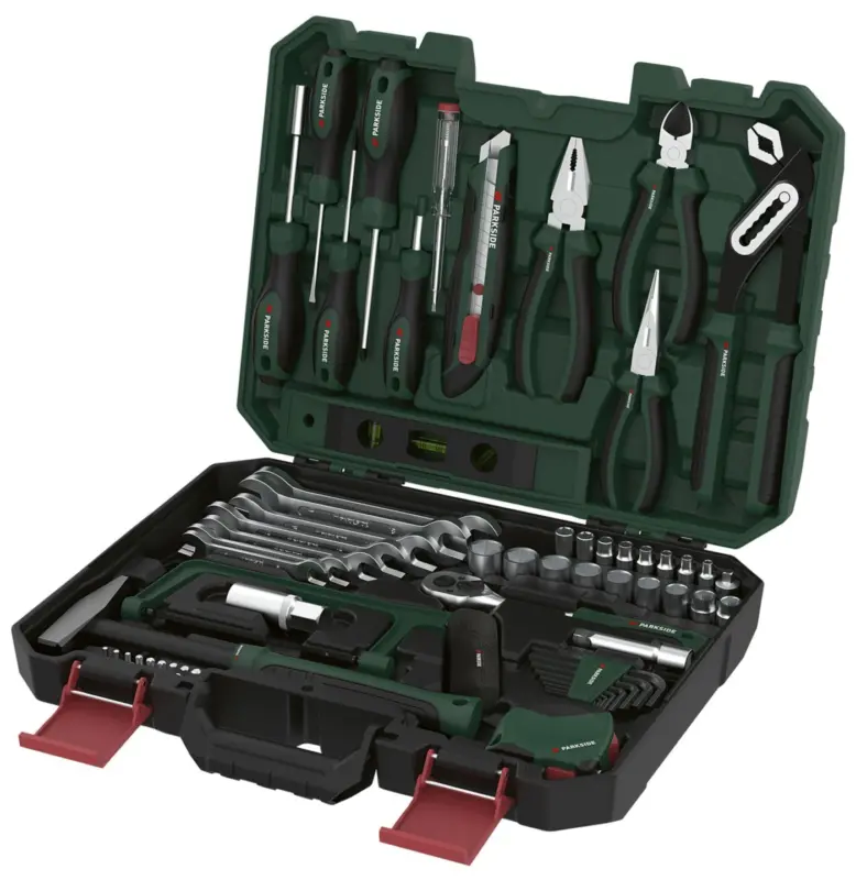 Parkside® Куфар с инструменти 95 части