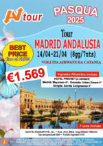 Av Tour BEST-PRICE-TOUR-MADRID-ANDALUSIA-PASQUA-FINO-AL-28 03 - al 21.04.2025