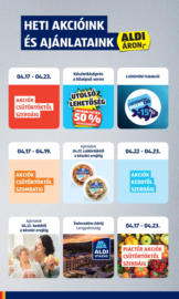 Aldi újság érvényessége 2025.04.23.-iG