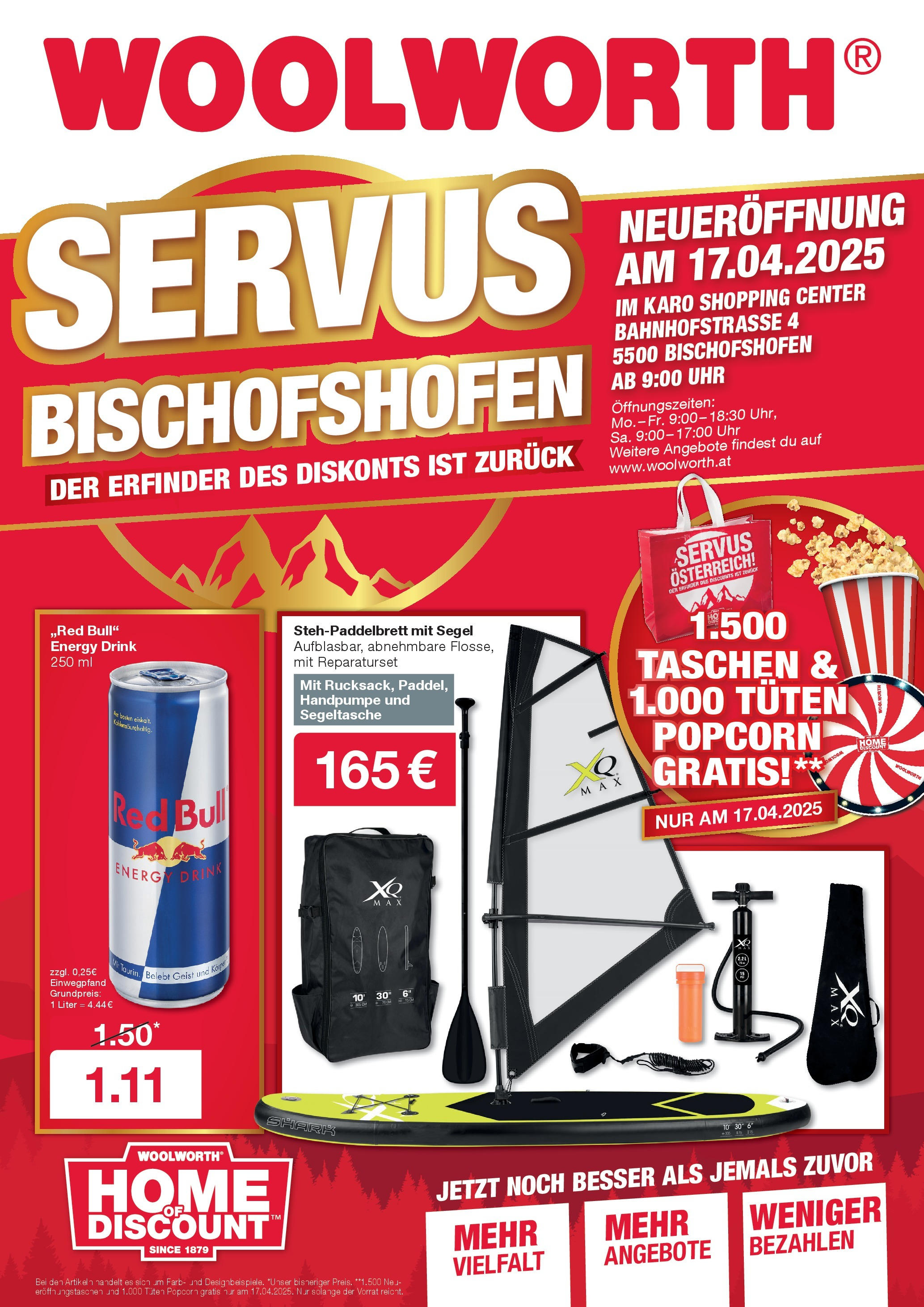 Woolworth Servus Bischofshofen! von 16.04.2025 - Aktuelle Angebote | Seite: 1 | Produkte: Uhr