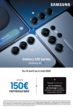 Samsung Jusqu'à 150€ remboursés