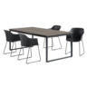JYSK NESSKOGEN 210 maro + 4 SANDVED negru