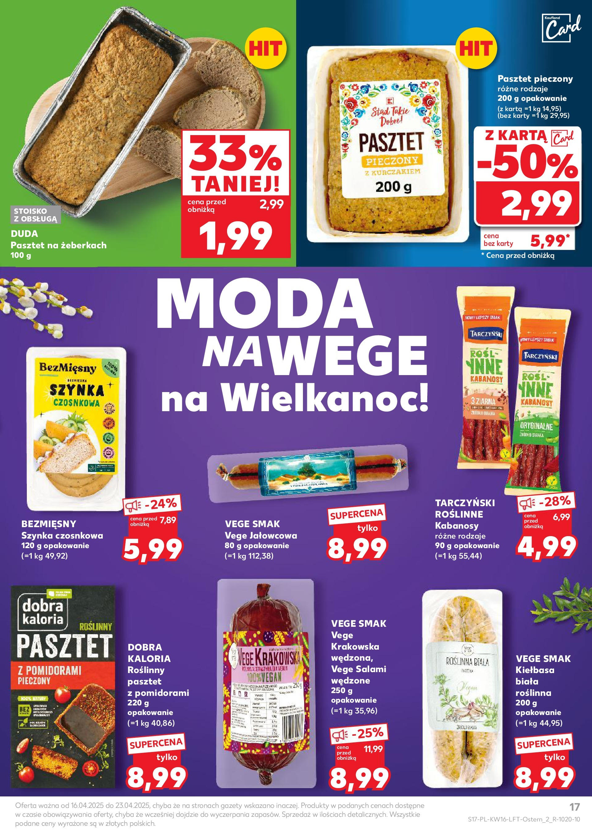 Kaufland gazetka (16.04.2025) - od jutra | Strona: 17 | Produkty: Mak, Pączki Kaufland gazetka od 16.04.2025 - od jutra PDF | Strona: 17 | Produkty: Mak, Pączki