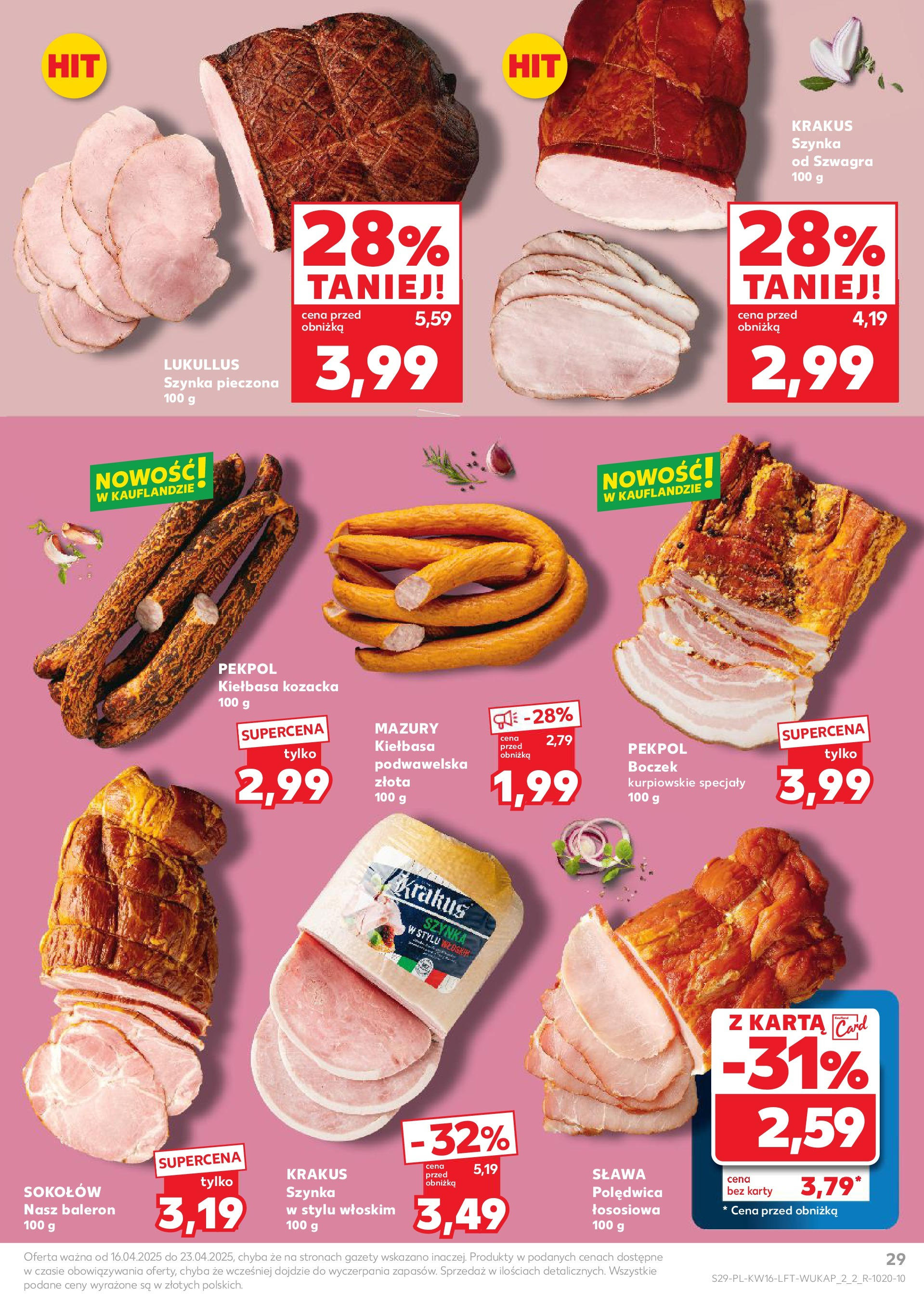 Kaufland gazetka (16.04.2025) - od jutra | Strona: 29 | Produkty: Chili, Ser pecorino, Pesto, Ser gouda Kaufland gazetka od 16.04.2025 - od jutra PDF | Strona: 29 | Produkty: Chili, Ser pecorino, Pesto, Ser gouda