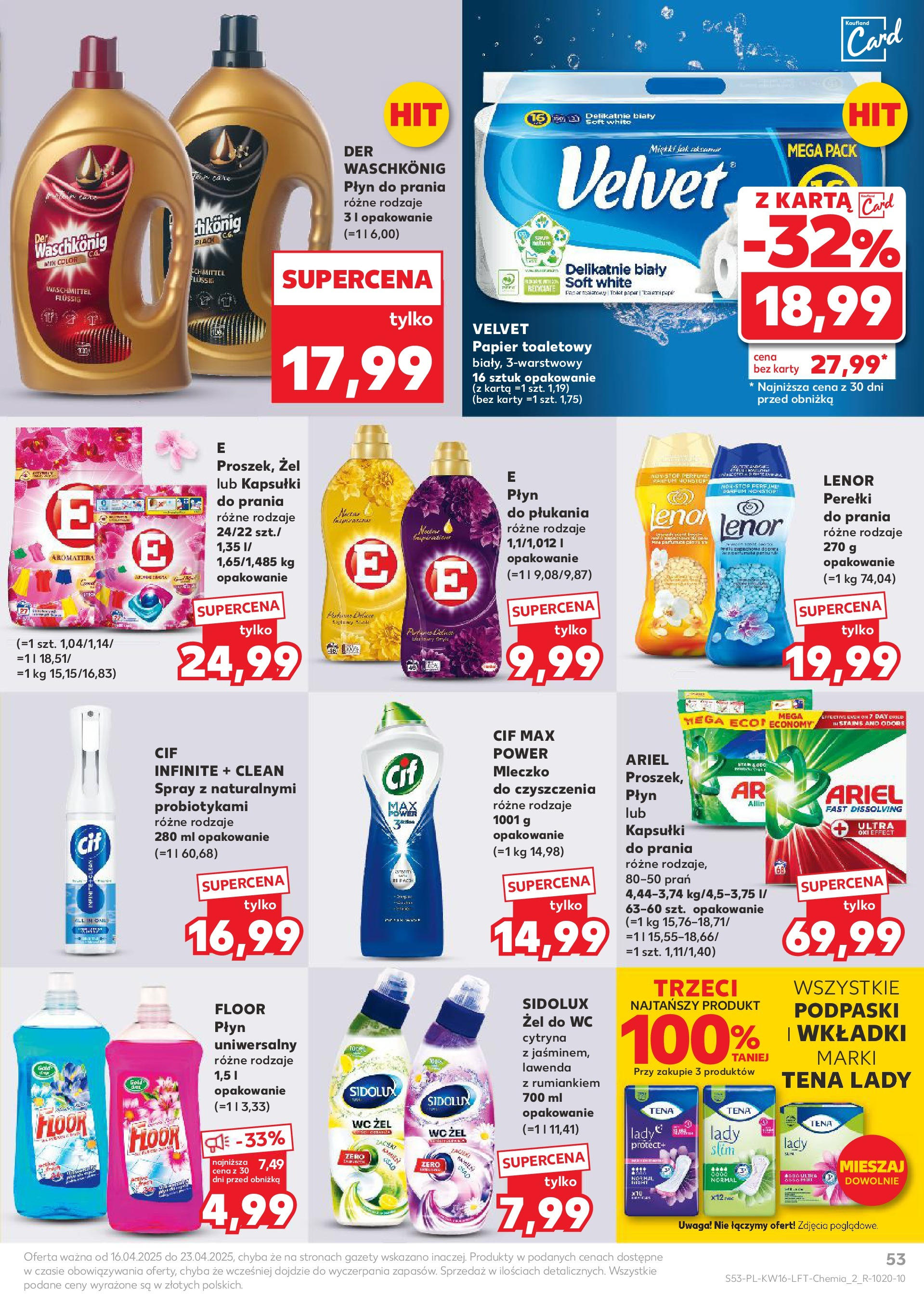 Kaufland gazetka (16.04.2025) - od jutra | Strona: 53 | Produkty: Karta, Pedigree, Karma dla kotów, Karma dla psów Kaufland gazetka od 16.04.2025 - od jutra PDF | Strona: 53 | Produkty: Karta, Pedigree, Karma dla kotów, Karma dla psów