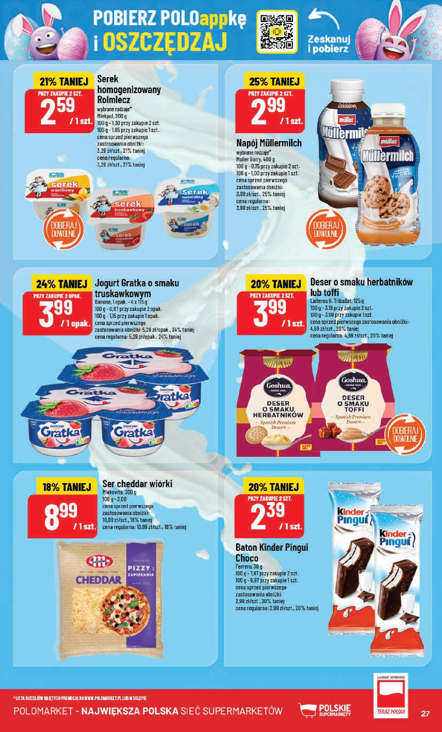 POLOmarket gazetka od jutra (14.04.2025) | Nowa PDF | Strona: 27 | Produkty: Śledź, Dorsz, Morszczuk, Ryba POLOmarket gazetka od jutra (14.04.2025) - Nowa PDF | Strona: 27 | Produkty: Śledź, Dorsz, Morszczuk, Ryba