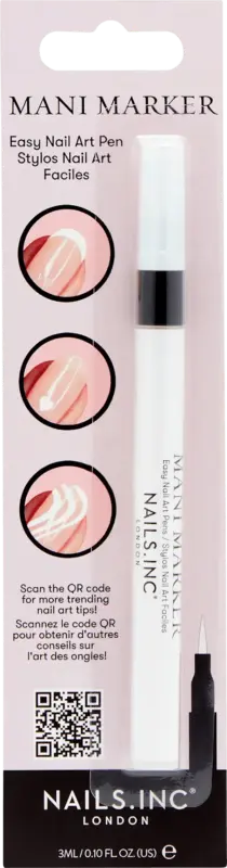NAILS.INC Nageldesign Stift Mani Marker White