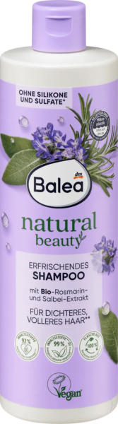 Balea Shampoo Natural Beauty Erfrischende Kräuter