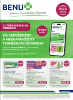 Benu Gyógyszertárak: Benu Gyógyszertárak újság érvényessége 2025.431-ig - 2025.04.30 napig