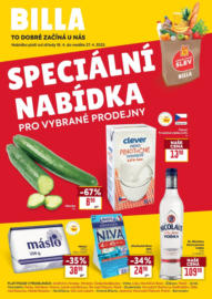 Billa Speciální nabídka: vybrané prodejny