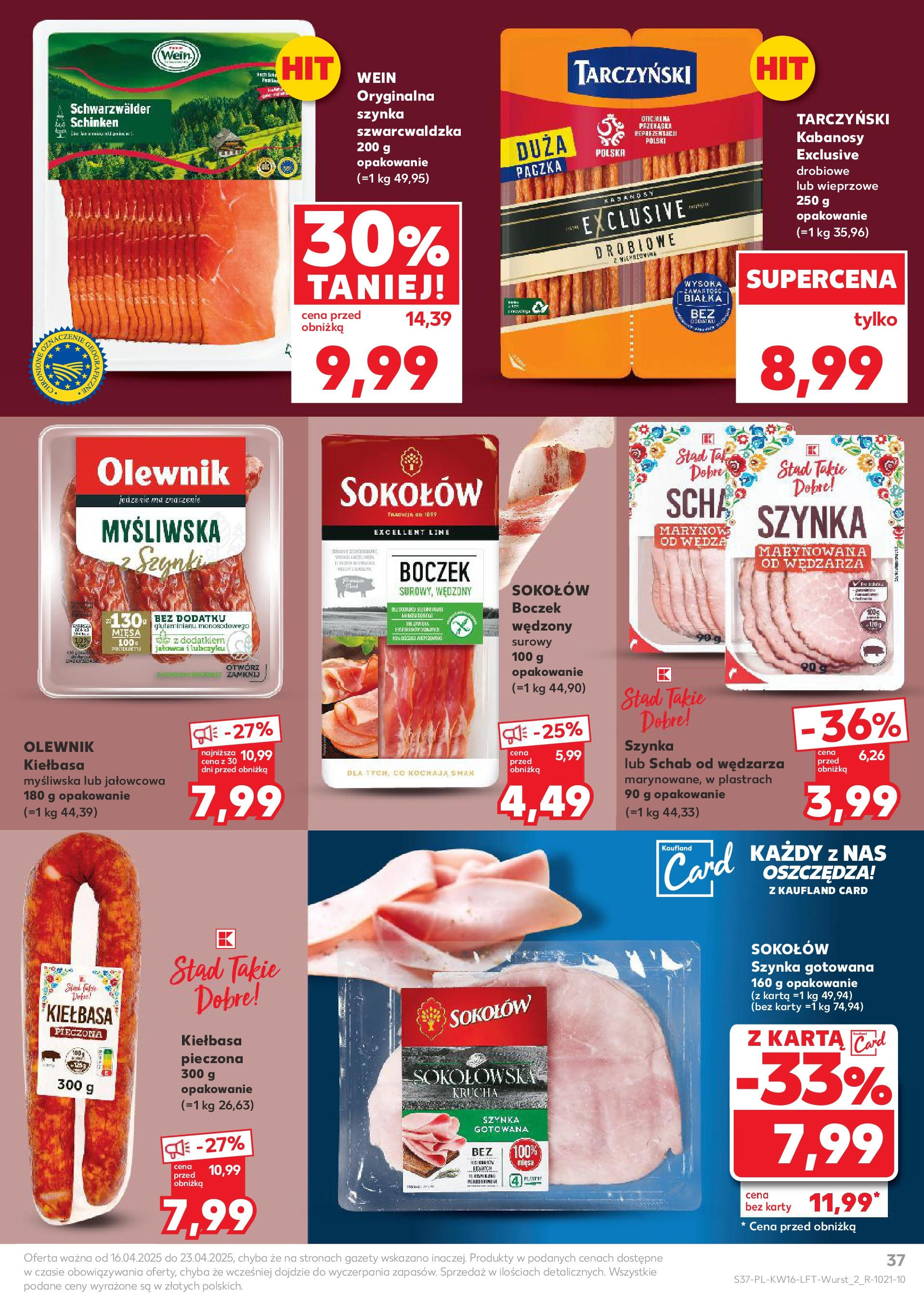Kaufland gazetka (16.04.2025) - od jutra | Strona: 37 | Produkty: Łosoś atlantycki, Dorsz, Łosoś, Owoce Kaufland gazetka od 16.04.2025 - od jutra PDF | Strona: 37 | Produkty: Łosoś atlantycki, Dorsz, Łosoś, Owoce
