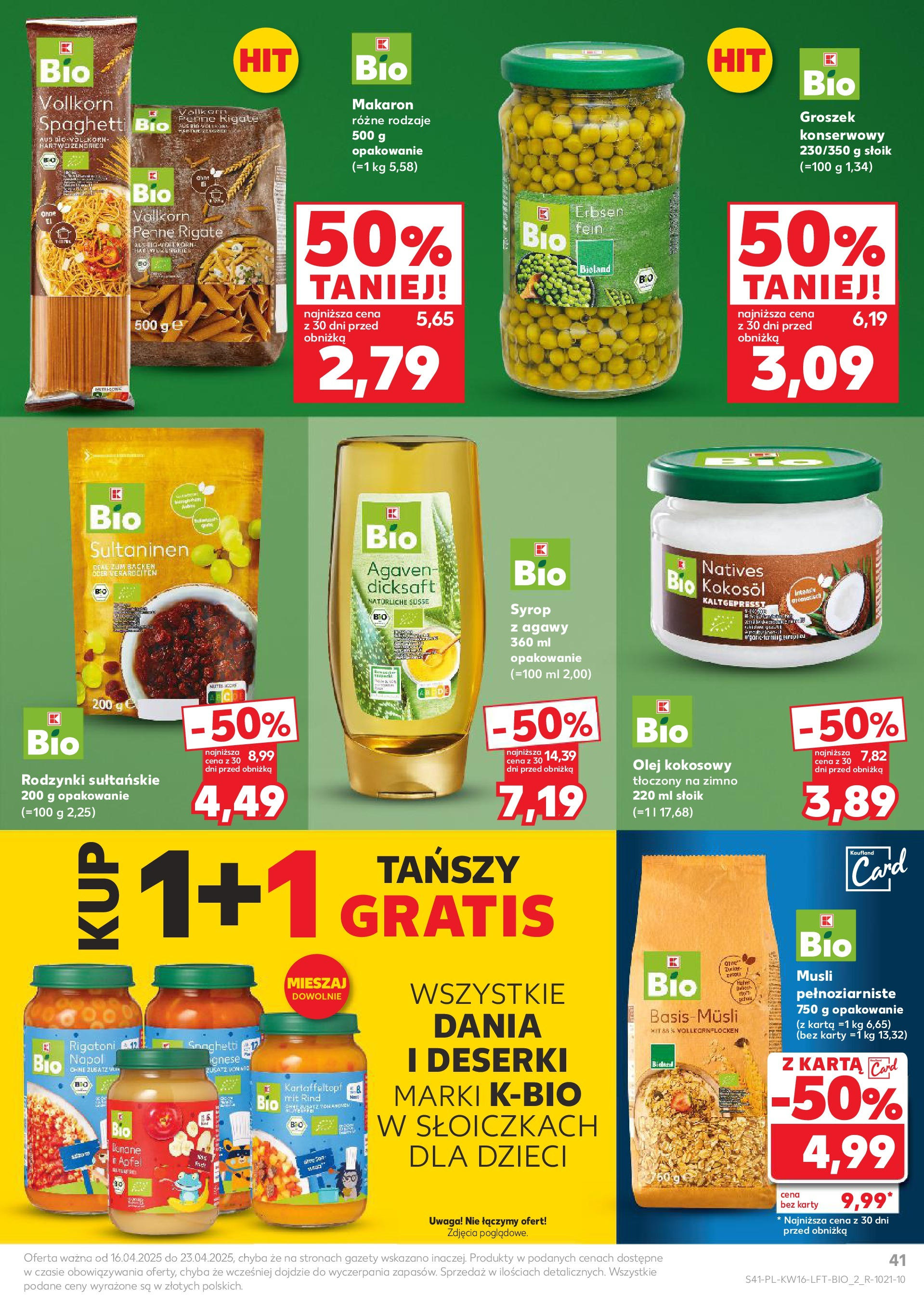 Kaufland gazetka (16.04.2025) - od jutra | Strona: 41 | Produkty: Czekoladowa, Merci, Toffifee, Kinder Bueno Kaufland gazetka od 16.04.2025 - od jutra PDF | Strona: 41 | Produkty: Czekoladowa, Merci, Toffifee, Kinder Bueno