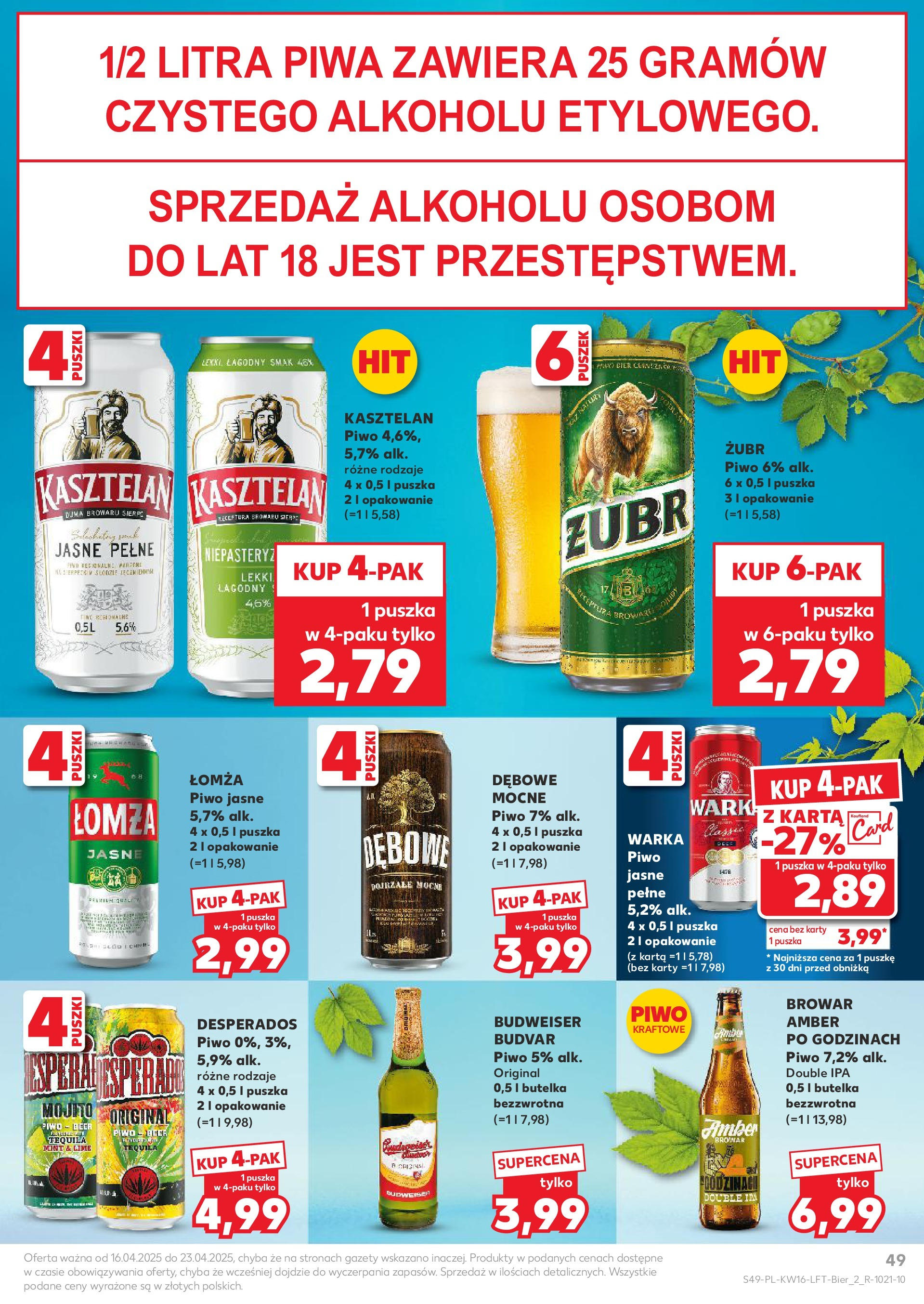 Kaufland gazetka (16.04.2025) - od jutra | Strona: 49 | Produkty: Karta, Odżywka do włosów, Mydło, Pasta do zębów Kaufland gazetka od 16.04.2025 - od jutra PDF | Strona: 49 | Produkty: Karta, Odżywka do włosów, Mydło, Pasta do zębów