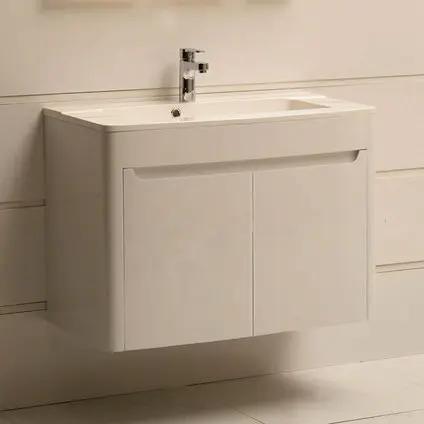 ШКАФ ЗА БАНЯ С УМИВАЛНИК INTER CERAMIC СИНАЯ