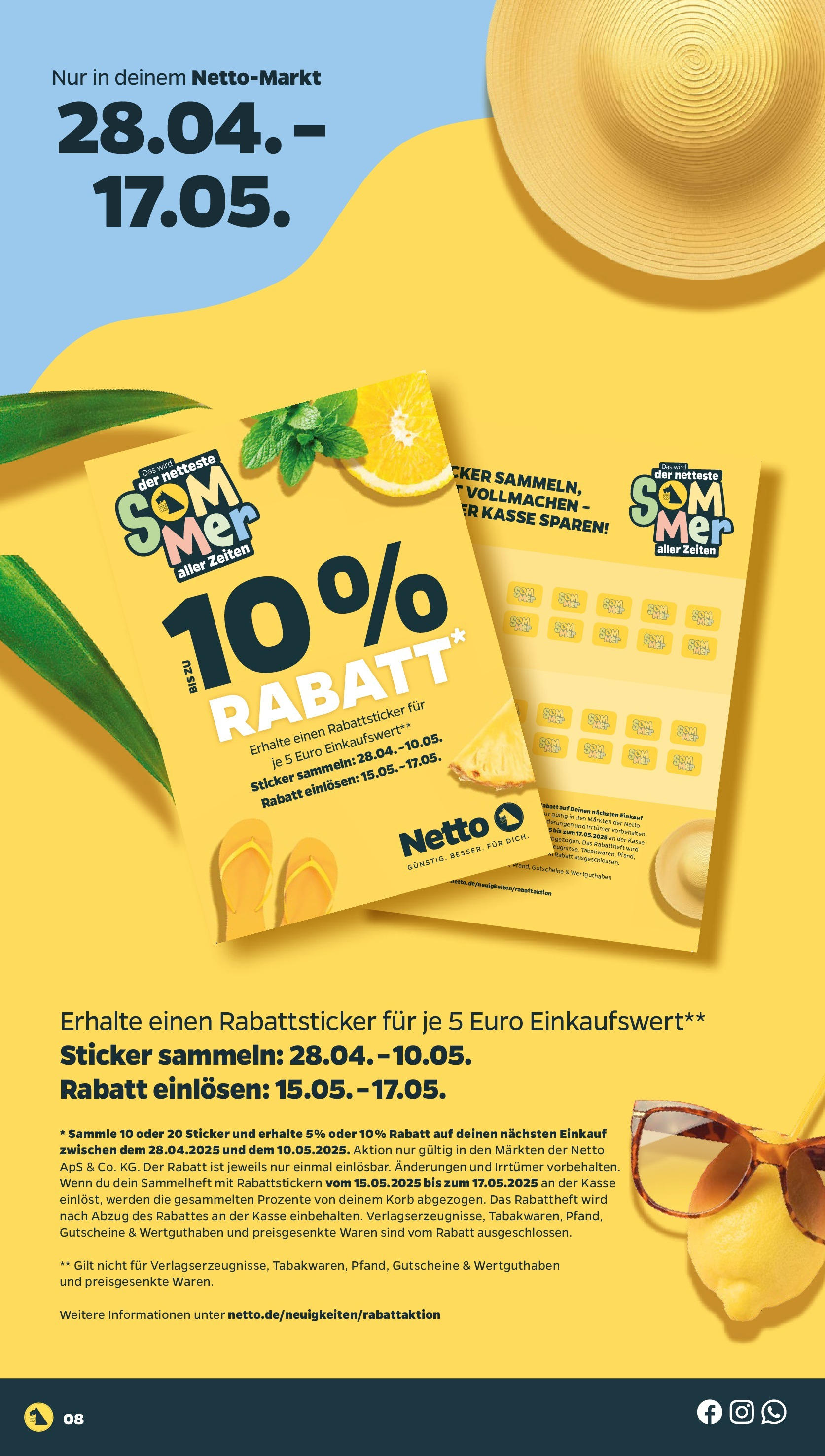Netto - Netto APS : Wochenangebote ab 27.04.2025 → Angebote nächste Woche | Seite: 8 | Produkte: Korb