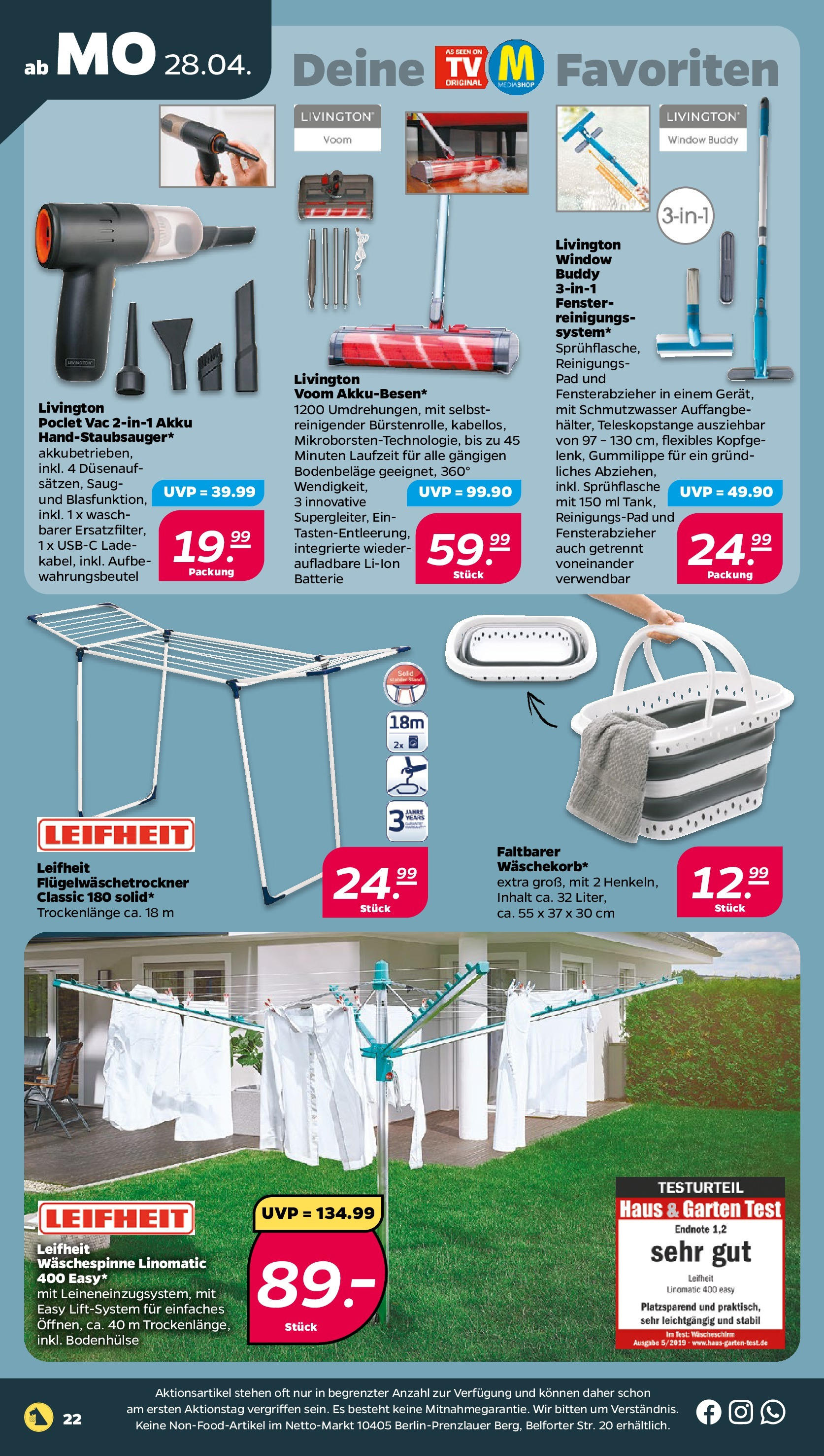 Netto - Netto APS : Wochenangebote ab 27.04.2025 → Angebote nächste Woche | Seite: 22 | Produkte: Batterie