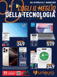 Cogli il meglio della tecnologia da Unieuro!