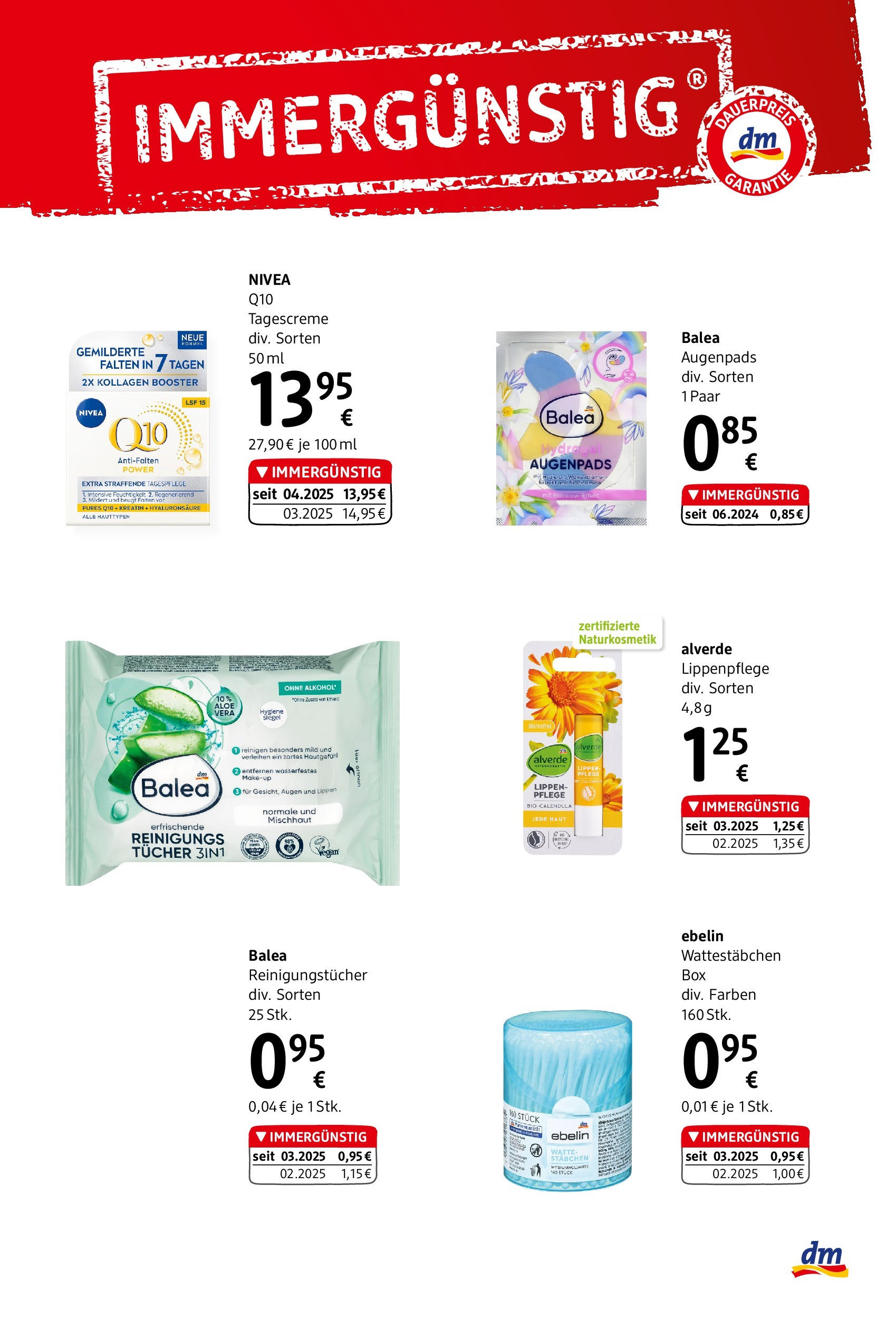 dm drogerie markt Flugblatt April 2025 von 24.04.2025 - Aktuelle Angebote | Seite: 2 | Produkte: Reinigungstücher