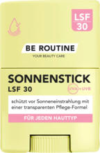dm-drogerie markt BE ROUTINE Sonnenstick Gesicht & Körper LSF 30 - bis 15.08.2025
