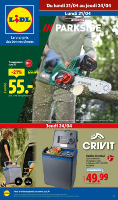LIDL - Prévisualisation de LIDL - Ne manquez pas les ventes de jardinage et textile ce jeudi chez Lidl valide à partir de 20.04.2025