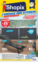 Shoppix J´AMÉNAGE MON EXTÉRIEUR - au 11.05.2025