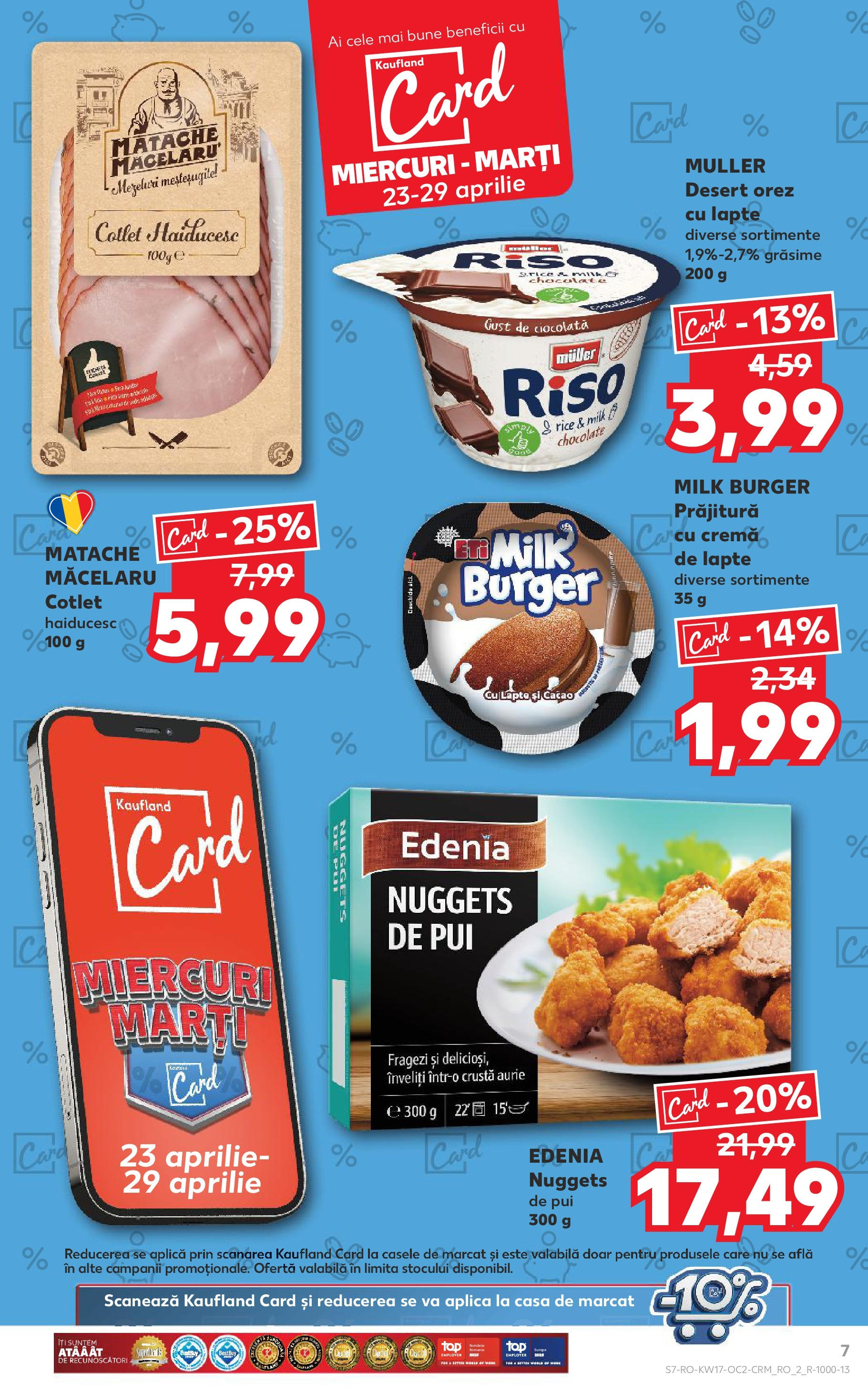 Catalog Kaufland - Târgovişte 23.04.2025 || Revista si Oferte | Pagină: 7 | Produse: Hacıyatmaz Kedi Oyuncağı, Prăjitură, Lapte, Orez Catalog Kaufland - Târgovişte 23.04.2025 - Revista si Oferta | Pagină: 7 | Produse: Hacıyatmaz Kedi Oyuncağı, Prăjitură, Lapte, Orez