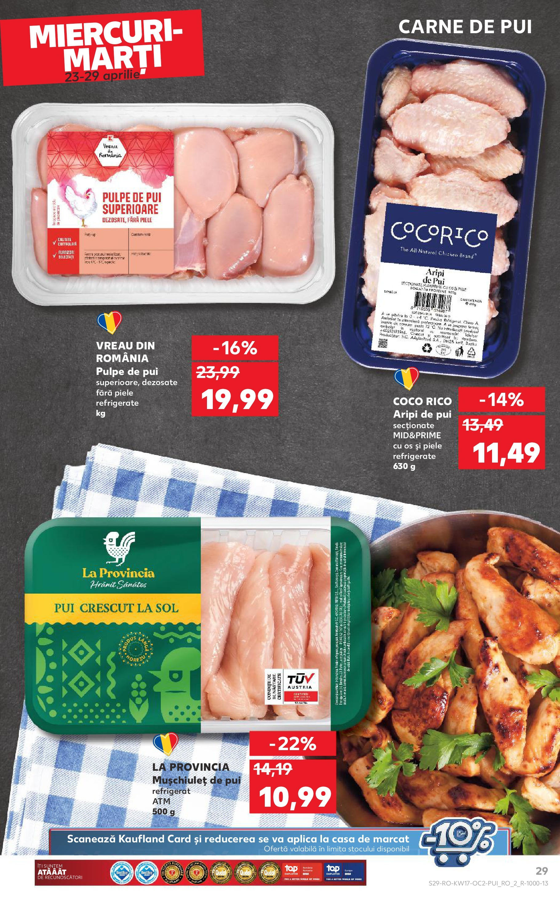 Catalog Kaufland - Târgovişte 23.04.2025 || Revista si Oferte | Pagină: 29 | Produse: Hacıyatmaz Kedi Oyuncağı, Carne De Pui Catalog Kaufland - Târgovişte 23.04.2025 - Revista si Oferta | Pagină: 29 | Produse: Hacıyatmaz Kedi Oyuncağı, Carne De Pui