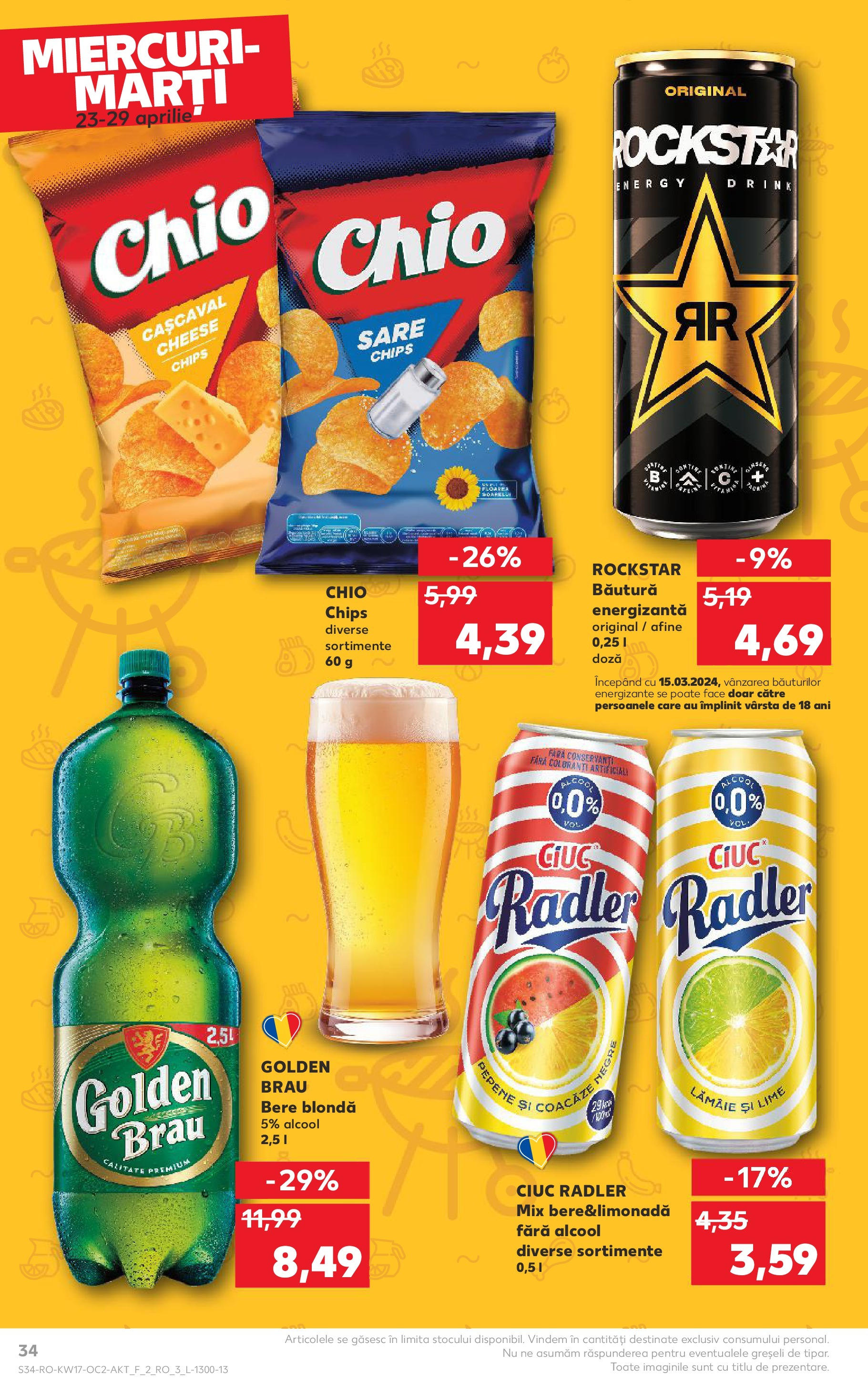 Catalog Kaufland - Târgovişte 23.04.2025 || Revista si Oferte | Pagină: 34 | Produse: Lime, Cașcaval, Sare, Lămâie Catalog Kaufland - Târgovişte 23.04.2025 - Revista si Oferta | Pagină: 34 | Produse: Lime, Cașcaval, Sare, Lămâie
