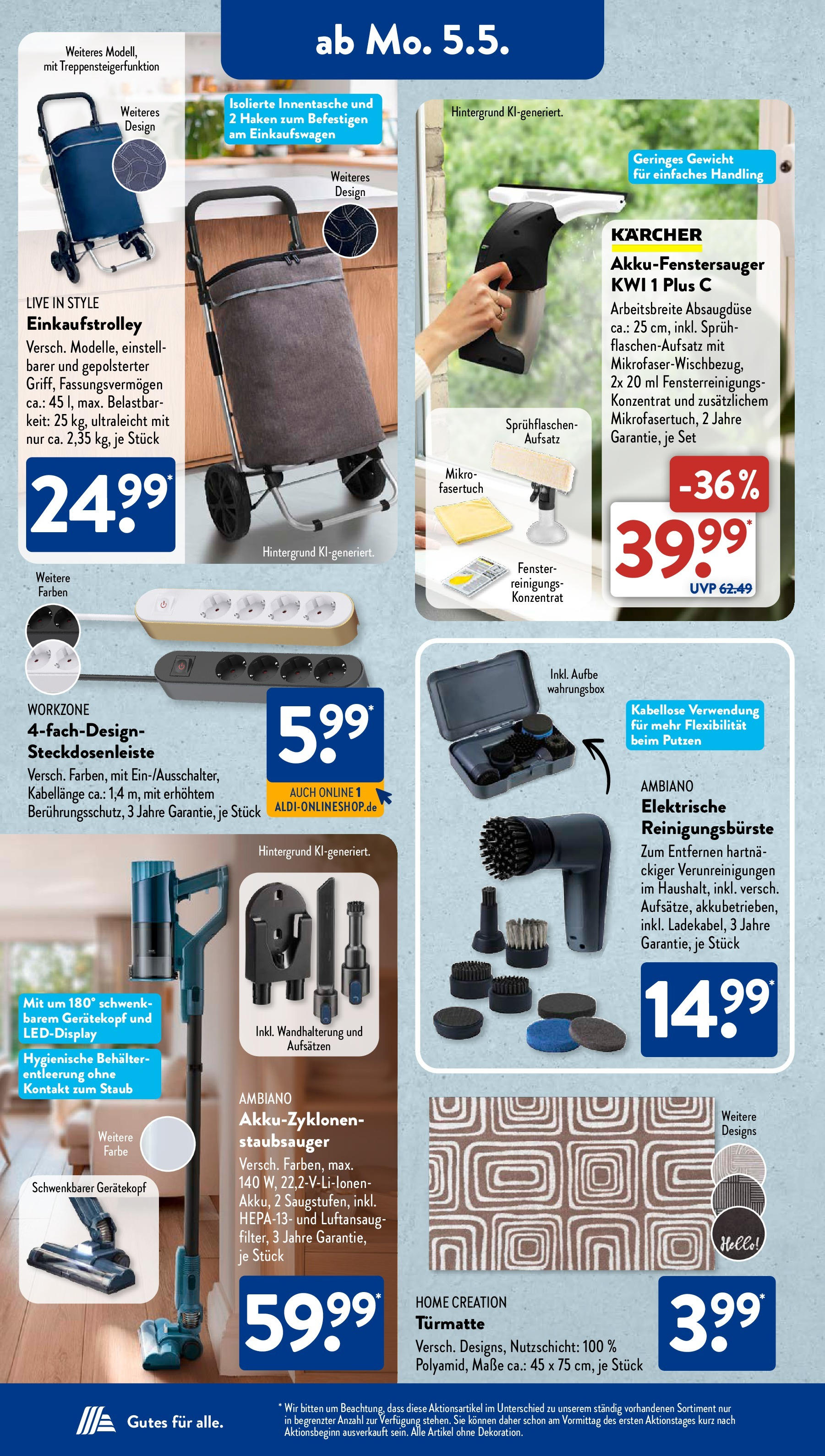 Aldi Süd - Aldi Süd: Wochenangebote (ab 04.05.2025) zum Blättern | Seite: 13 | Produkte: Gewicht, Staubsauger, Home creation Aldi Süd - Aldi Süd: Wochenangebote (ab 04.05.2025) zum Blättern | Seite: 13 | Produkte: Gewicht, Staubsauger, Home creation