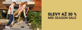 Slevy až 30% Mid Season Sale