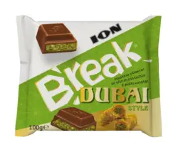 BREAK Млечен шоколад Dubai Style шамфъстък и кадаиф