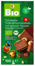 Kaufland хипермаркет K-Bio Биошоколад с цели лешници - до 20-07-25