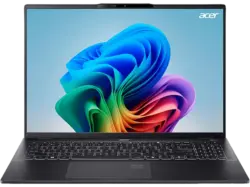 ACER Swift 16 AI OLED Copilot+ PC Zoll, WQXGA+, Intel® Core™ Ultra 7 Prozessor 258V, 32 GB RAM, 1 TB SSD, Windows 11 Home, Arc™ Onboard Graphics, Ice Black