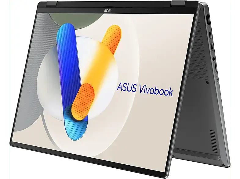 ASUS Vivobook 16 Flip TP3607SA-RJ068W Copilot+ PC Zoll, WQXGA+, Intel® Core™ Ultra 7 Prozessor 256V, GB RAM, 1 TB SSD, Windows 11 Home, Arc™ GPU, Schwarz/Grau