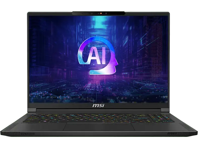 MSI Gaming Notebook 16 Zoll, UHD 4K, AMD Ryzen™ AI 9 HX 370 Prozessor (12-Kern, bis 5,10 GHz, 24 MB L3-Cache) mit zu 50 NPU TopS (total 80 TopS, Windows 11 (64 Bit), GeForce RTX™ 4070, Core Black