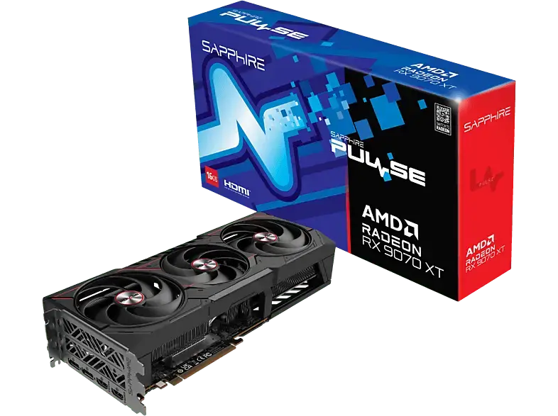 SAPPHIRE pulse AMD RADEON™ RX 9070 XT - Gaming Grafikkarte OC