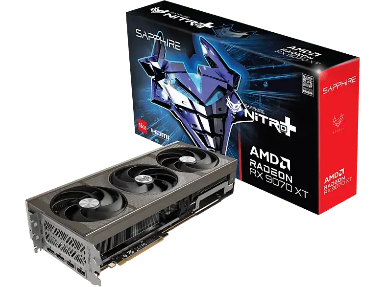 SAPPHIRE NITRO+ AMD RADEON™ RX 9070 XT - Gaming Grafikkarte OC