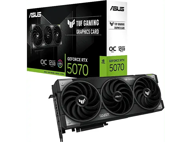ASUS TUF RTX 5070 Gaming, Nvidia GeForce - Grafikkarte; Gaming Grafikkarte