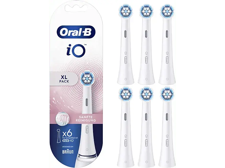 Oral-B iO Sanfte Reinigung 6er Aufsteckbürsten