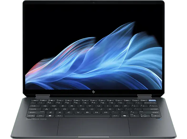 HP OmniBook Ultra Flip Laptop 14-fh0905ng Copilot+ PC 14 Zoll, 2.8K, Intel® Core™ 9 288V, 32 GB RAM, 1 TB SSD, Windows 11 Home, Arc™ Onboard Graphics, Eclipse Gray