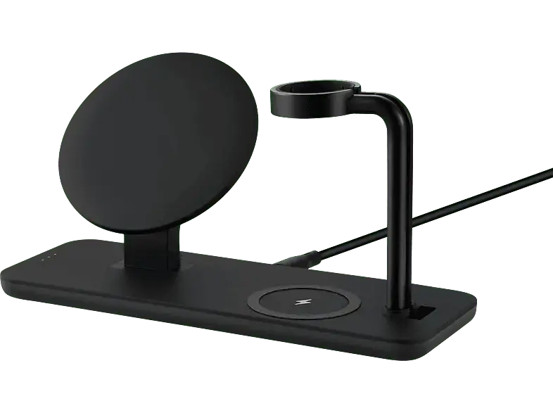 ISY Kabellose 3in1 Ladestation IMC 6015 für Apple, 15W, Schwarz