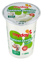 Kaufland хипермаркет My Day Кисело мляко 2% масленост - до 14-09-25