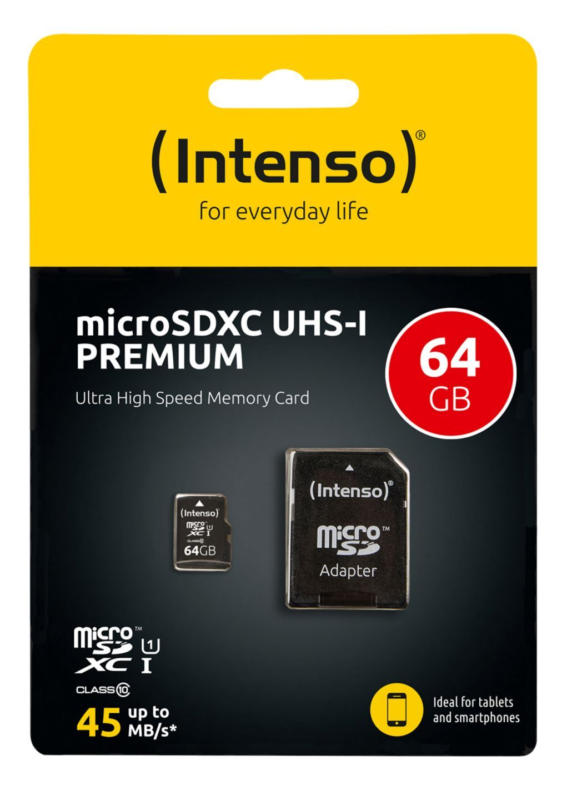 Intenso Micro SD карта/USB-Stick 64GB