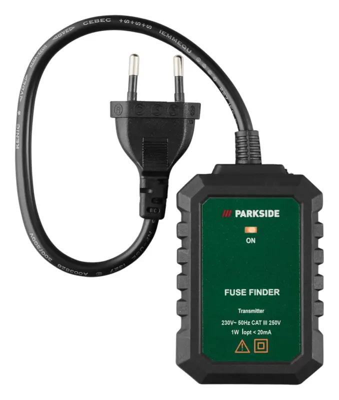 Parkside® Идентификатор на предпазители PFF20